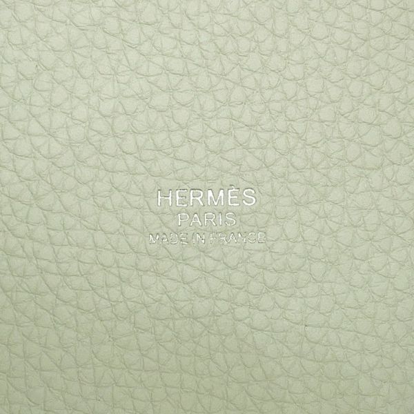 エルメス ハンドバッグ ピコタンロックPM グリネヴェ/シルバー金具 トリヨンクレマンス B刻印