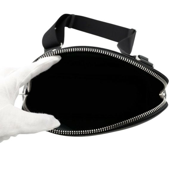 エルメス ショルダーバッグ ボリ－ド メッセンジャー ブラック/シルバー金具 トゴ K刻印 黒