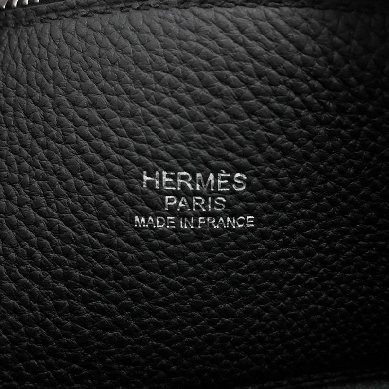 エルメス ショルダーバッグ ボリ－ド メッセンジャー ブラック/シルバー金具 トゴ K刻印 黒