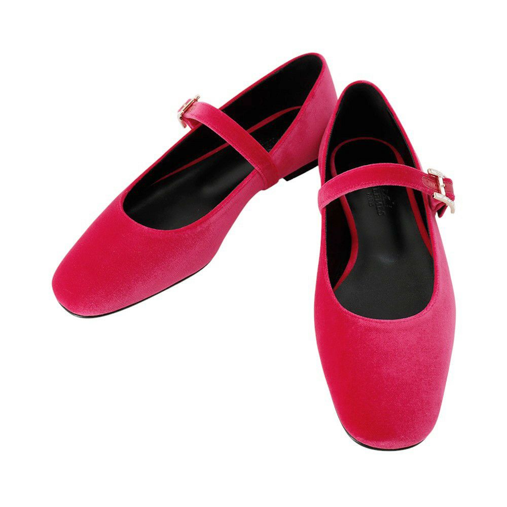 エルメス パンプス ジェーン ベロア レディースサイズ35 1/2 HERMES 靴