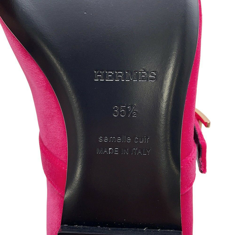 エルメス パンプス ジェーン ベロア レディースサイズ35 1/2 HERMES 靴