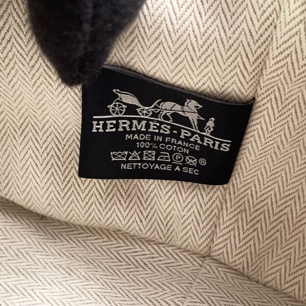 エルメス ポーチ ブリッド・ア・ブラックPM Hパヴィヨン ナチュラル/マルチカラー/シルバー金具 キャンバス