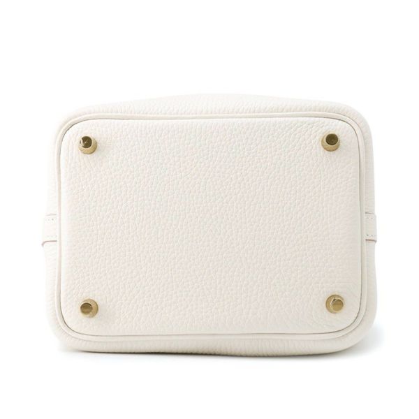 エルメス ハンドバッグ ピコタンロックPM グリスペール/ゴールド金具 トリヨンクレマンス W刻印