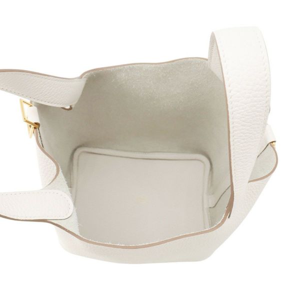 エルメス ハンドバッグ ピコタンロックPM グリスペール/ゴールド金具 トリヨンクレマンス W刻印