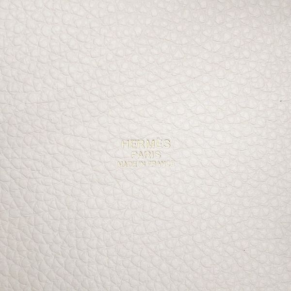 エルメス ハンドバッグ ピコタンロックPM グリスペール/ゴールド金具 トリヨンクレマンス W刻印