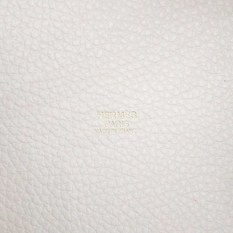 エルメス ハンドバッグ ピコタンロックPM グリスペール/ゴールド金具 トリヨンクレマンス W刻印