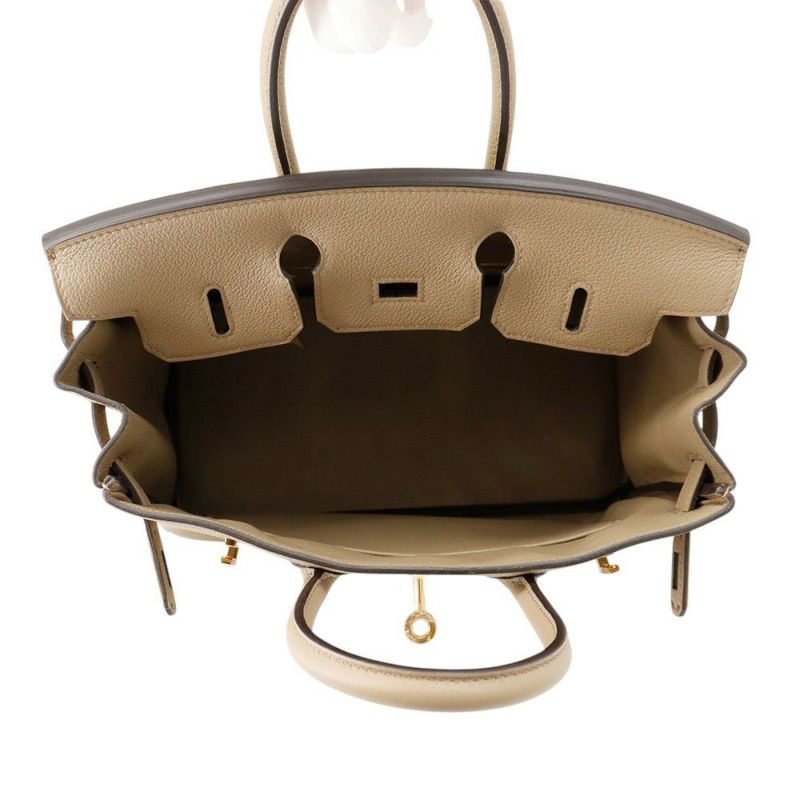 エルメス バーキン25 ベージュマルファ/ゴールド金具 トゴ K刻印 HERMES Birkin ハンドバッグ