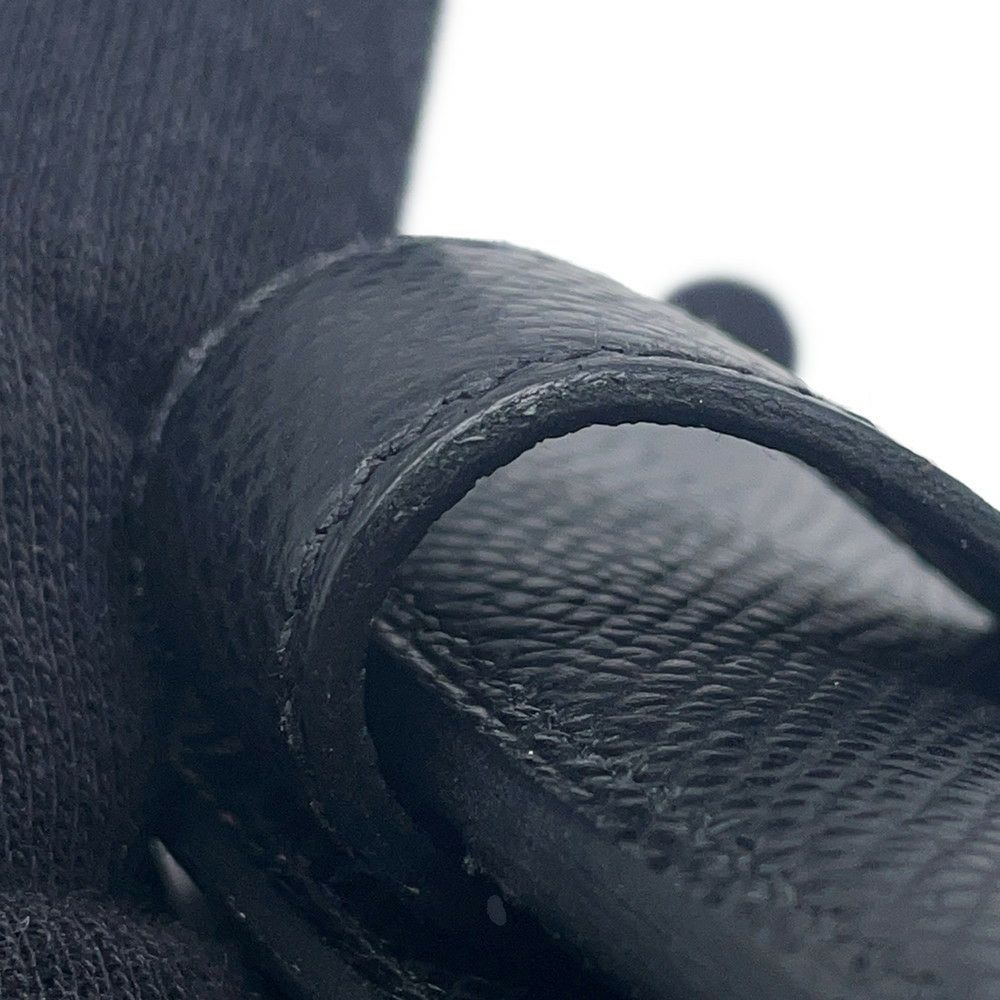 エルメス 二つ折り財布 ベアンコンパクト モノクローム ブラック/ブラック金具 エプソン U刻印 黒