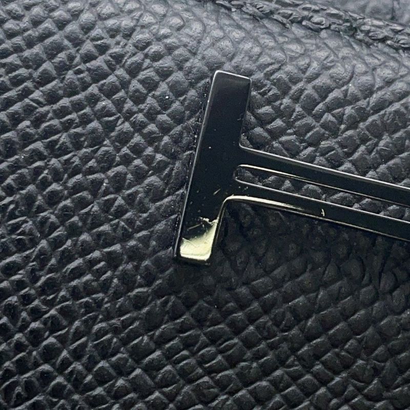 エルメス 二つ折り財布 ベアンコンパクト モノクローム ブラック/ブラック金具 エプソン U刻印 黒