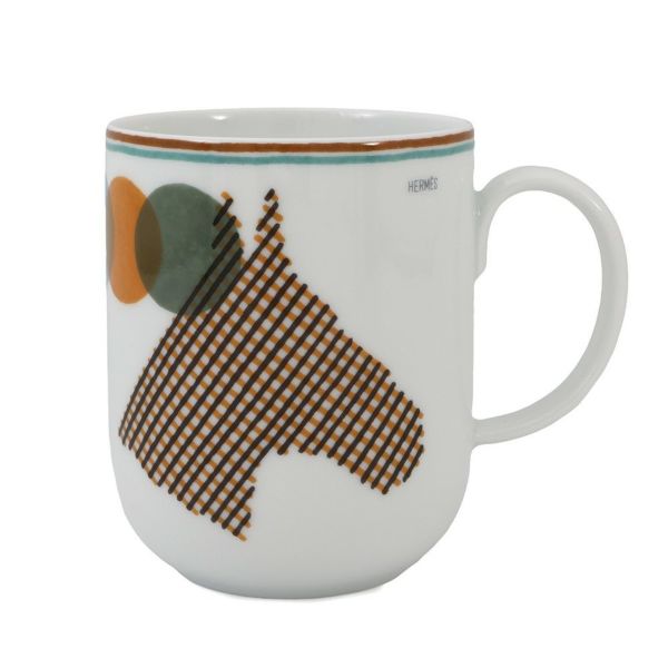 エルメス マグカップ ソー・エルメス シュヴァル 300ml 陶器 HERMES カップ マグ 食器