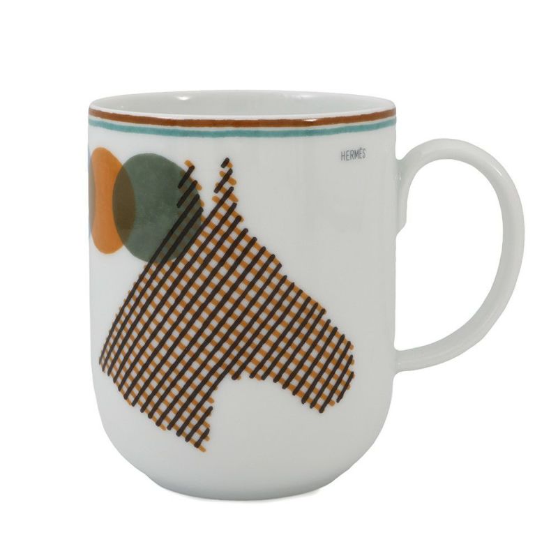 エルメス マグカップ ソー・エルメス シュヴァル 300ml 陶器 HERMES カップ マグ 食器