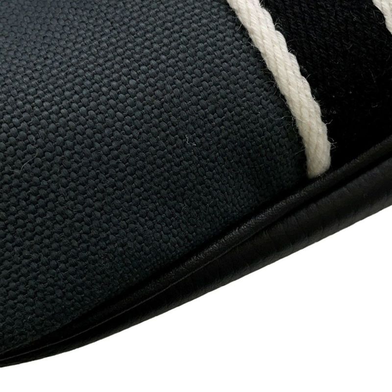 エルメス トートバッグ ピュール サングル  ヴェールルソー/ブラック トワルミリタリー/トリヨンクレマンス U刻印 黒