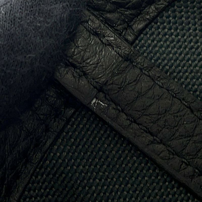 エルメス トートバッグ ピュール サングル  ヴェールルソー/ブラック トワルミリタリー/トリヨンクレマンス U刻印 黒