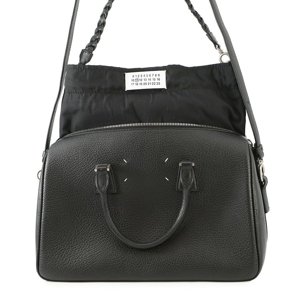 メゾンマルジェラ ボストンバッグ 5AC レザー ナイロン SB3WD0005