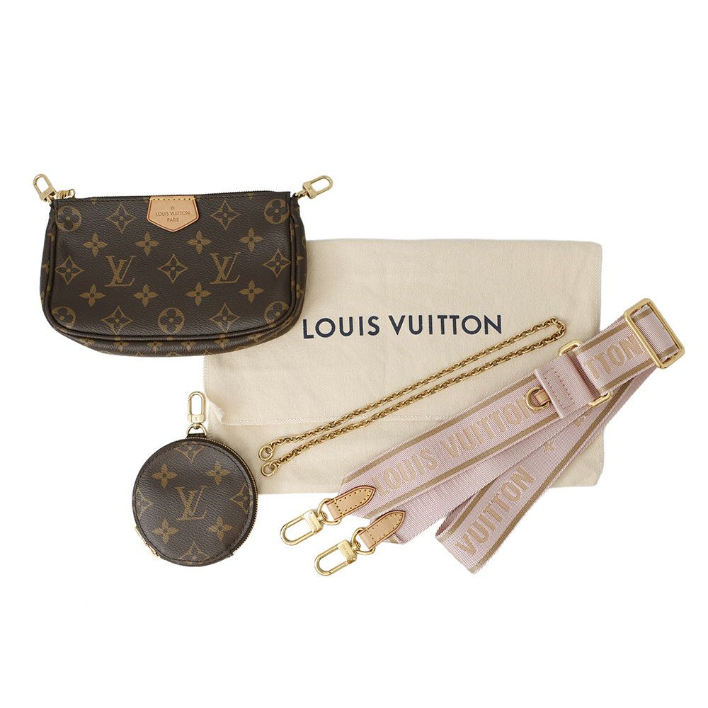 ルイヴィトン ショルダーバッグ モノグラム ミュルティ・ポシェット・アクセソワール M44840 LOUIS VUITTON アクセサリーポーチ