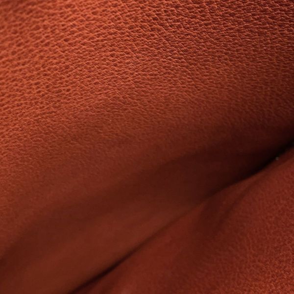 エルメス ショルダーバッグ サック・アデペッシュ DPLG ブラウン/ベージュ/シルバー金具 トワルアッシュ/ブッフル □G刻印