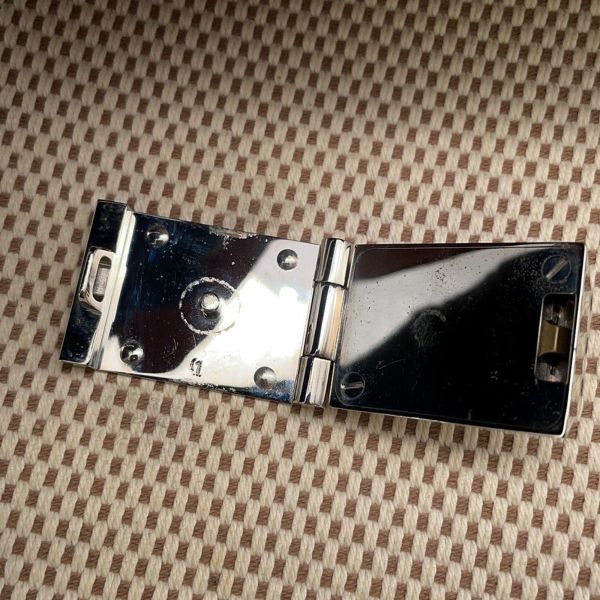 エルメス ショルダーバッグ サック・アデペッシュ DPLG ブラウン/ベージュ/シルバー金具 トワルアッシュ/ブッフル □G刻印