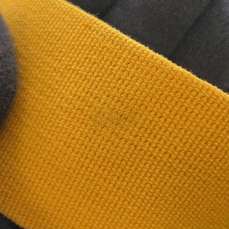 エルメス ショルダーバッグ サコ ジョーヌ/ナチュラル/ゴールド金具 トワルアッシュ/クシュベル 〇Y刻印