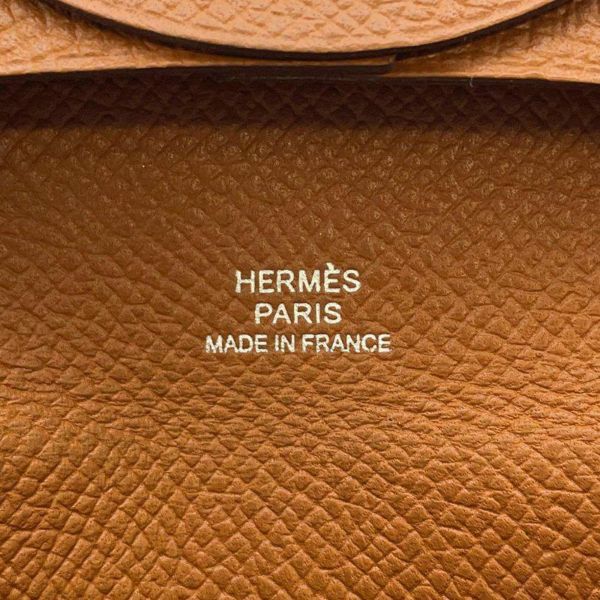 エルメス コインケース バスティア ゴールド エプソン A刻印 HERMES 小銭入れ