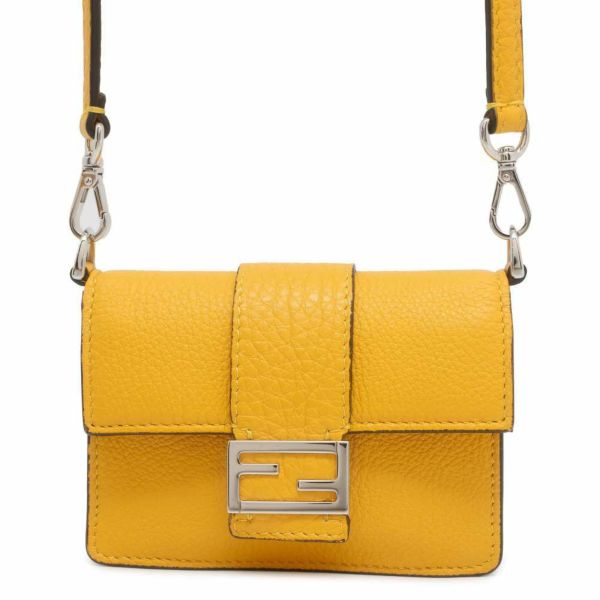 フェンディ ショルダーウォレット フラット バケット レザー 7M0311 FENDI カードケース 財布