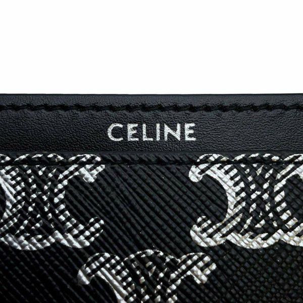 セリーヌ カードケース トリオンフ レザー 10B702EV4.36SB CELINE 名刺入れ 黒