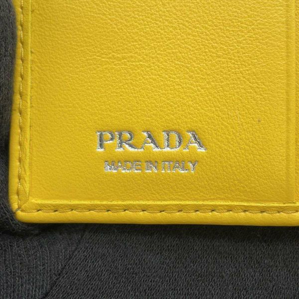 プラダ 二つ折り財布 ロゴ コンパクトウォレット レザー 1ML050 PRADA 財布