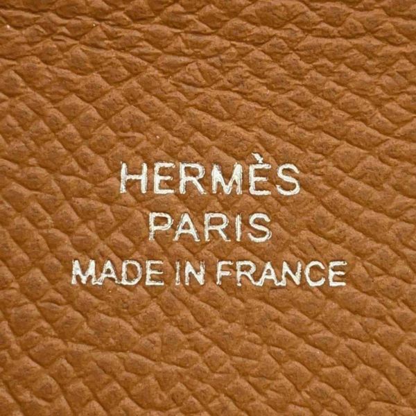 エルメス カードケース カルヴィ ゴールド エプソン W刻印 HERMES 名刺入れ