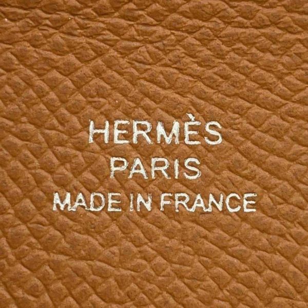 エルメス カードケース カルヴィ ゴールド エプソン W刻印 HERMES 名刺入れ