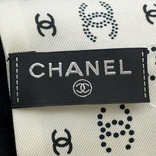 シャネル スカーフ ココマーク フラワー シルク AA9568 CHANEL 白