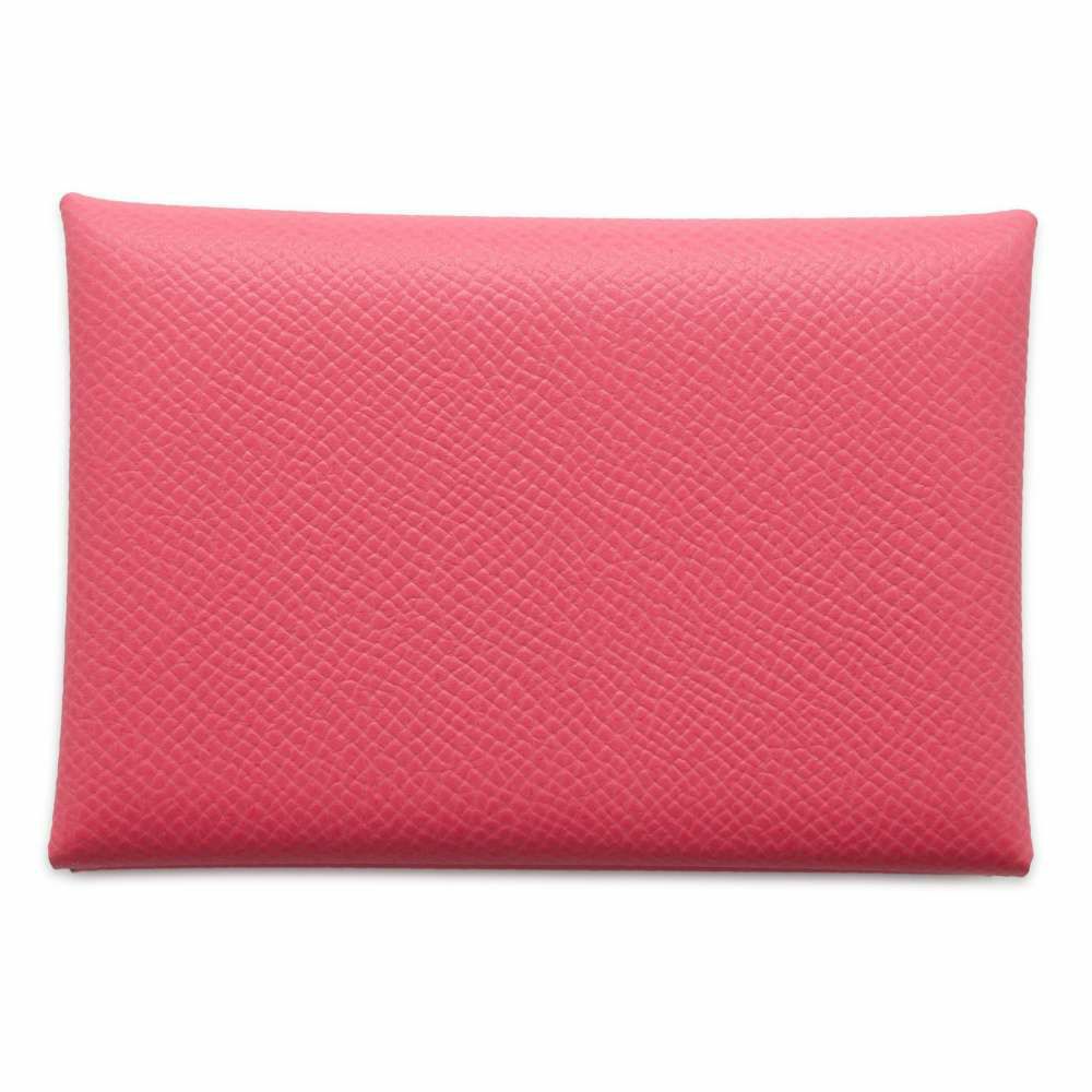 エルメス コインケース カルヴィ デュオ ローズアザレ/シルバー金具 エプソン W刻印 財布