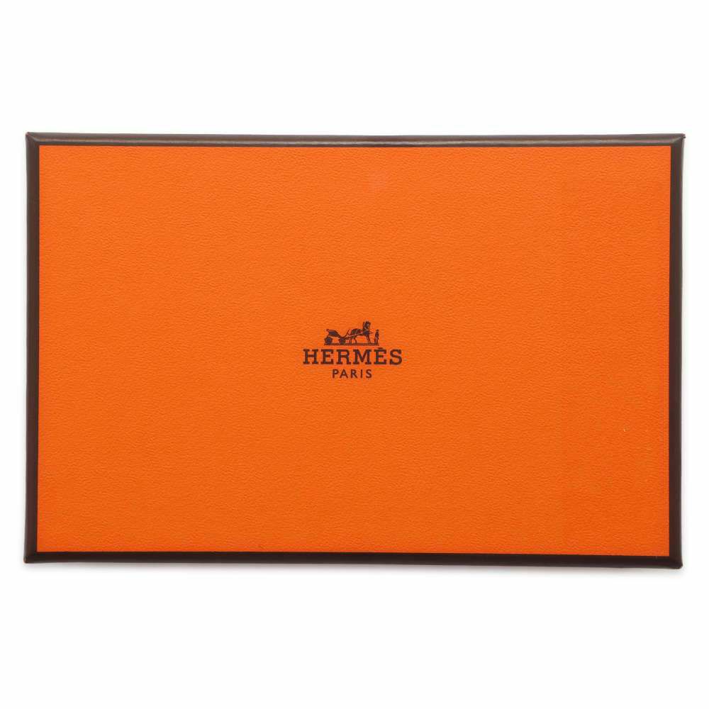 エルメス コインケース カルヴィ デュオ ローズアザレ/シルバー金具 エプソン W刻印 財布