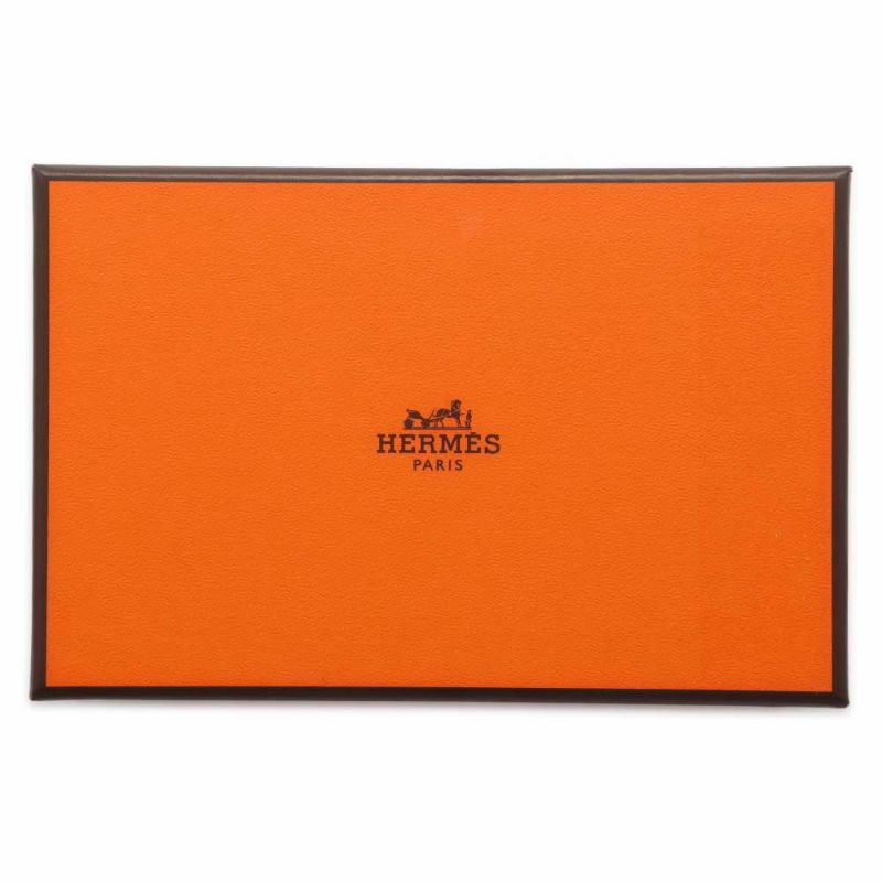 エルメス コインケース カルヴィ デュオ ローズアザレ/シルバー金具 エプソン W刻印 財布