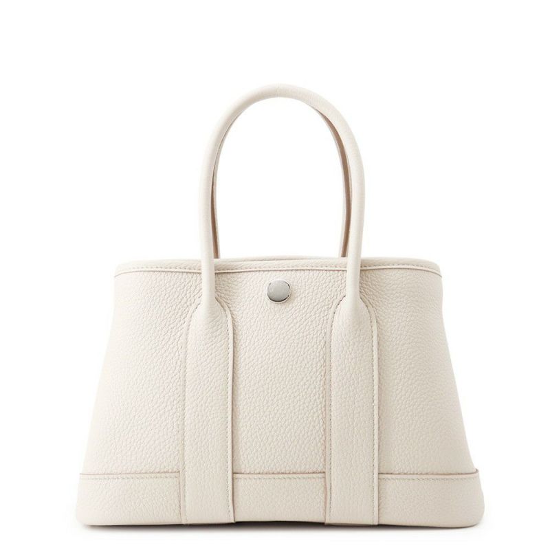 エルメス トートバッグ ネオ・ガーデン 23 ガーデンパーティ ベトン/シルバー金具 ネゴンダ K刻印