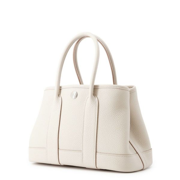 エルメス トートバッグ ネオ・ガーデン 23 ガーデンパーティ ベトン/シルバー金具 ネゴンダ K刻印