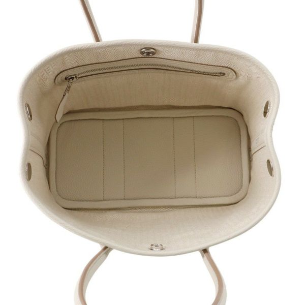 エルメス トートバッグ ネオ・ガーデン 23 ガーデンパーティ ベトン/シルバー金具 ネゴンダ K刻印