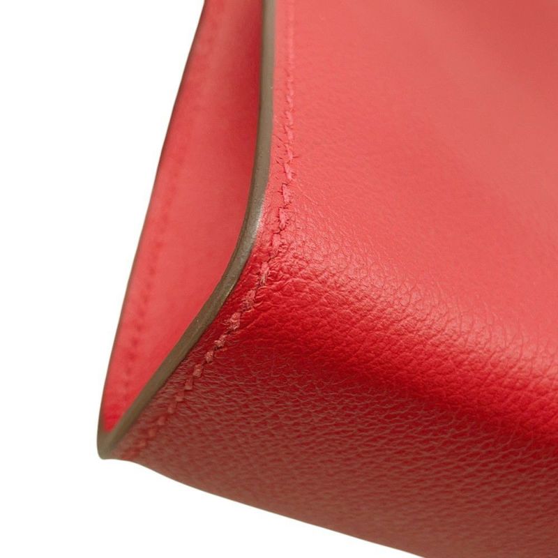 エルメス ショルダーバッグ クリックH 21 ルージュクー/ゴールド金具 エバーグレイン D刻印