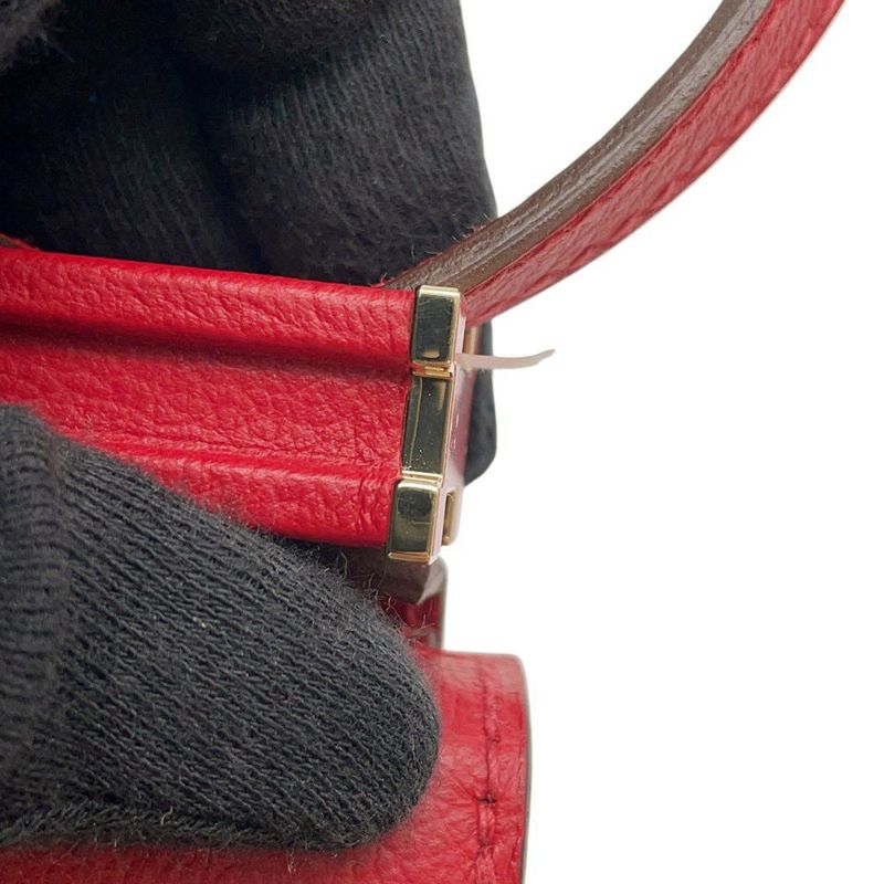 エルメス ショルダーバッグ クリックH 21 ルージュクー/ゴールド金具 エバーグレイン D刻印