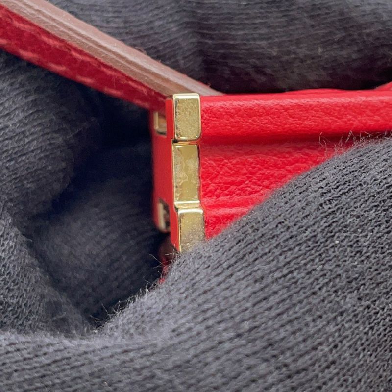 エルメス ショルダーバッグ クリックH 21 ルージュクー/ゴールド金具 エバーグレイン D刻印