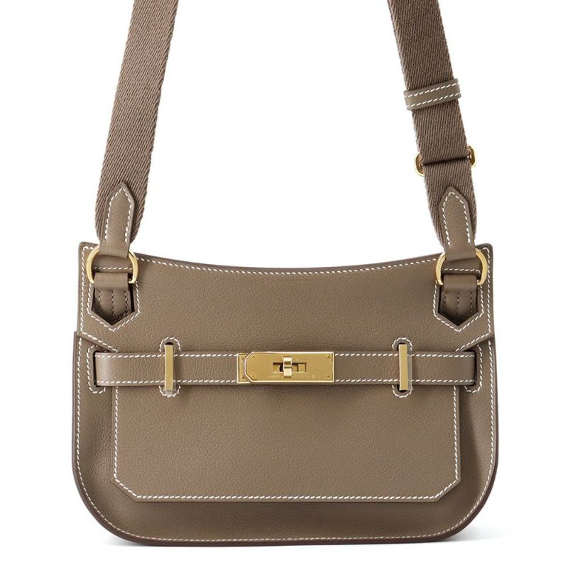 エルメス ジプシエール ミニ エトゥープ/ゴールド金具 エバーカラー W刻印