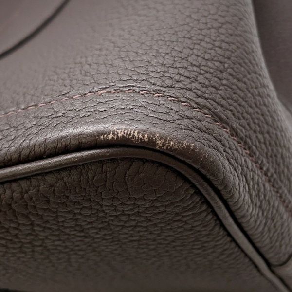 エルメス トートバッグ ガーデンパーティPM エベンヌ/シルバー金具 ネゴンダ W刻印