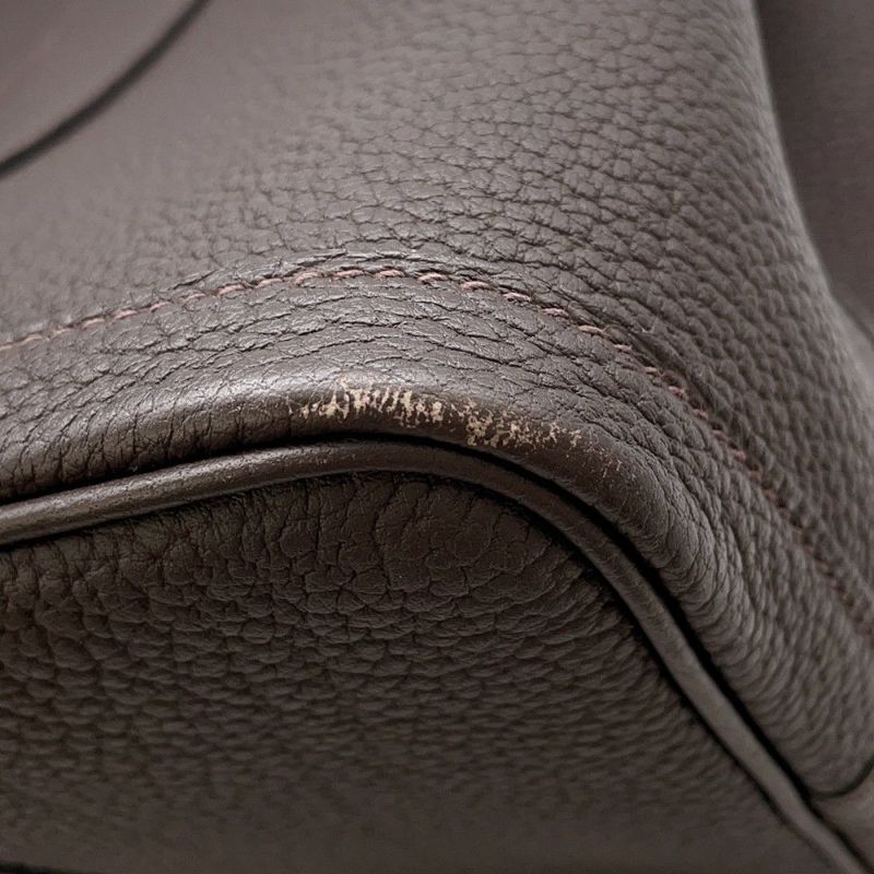 エルメス トートバッグ ガーデンパーティPM エベンヌ/シルバー金具 ネゴンダ W刻印