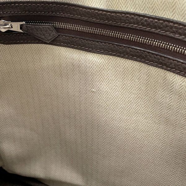 エルメス トートバッグ ガーデンパーティPM エベンヌ/シルバー金具 ネゴンダ W刻印