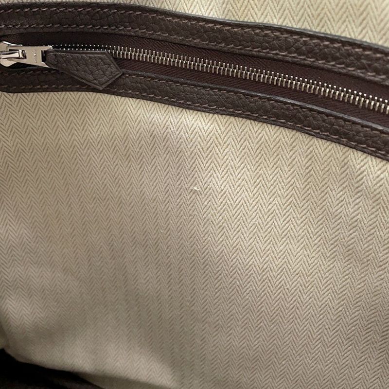エルメス トートバッグ ガーデンパーティPM エベンヌ/シルバー金具 ネゴンダ W刻印