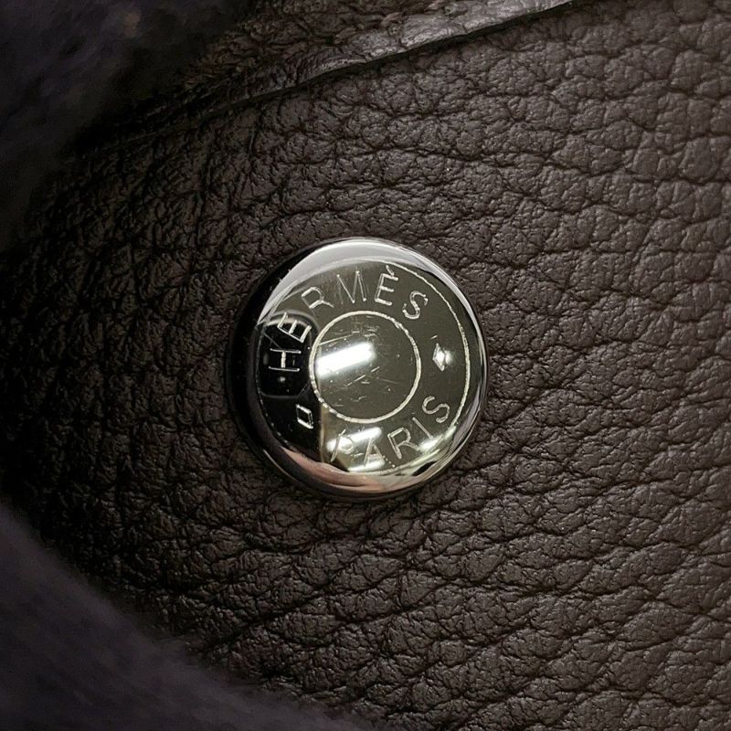 エルメス トートバッグ ガーデンパーティPM エベンヌ/シルバー金具 ネゴンダ W刻印