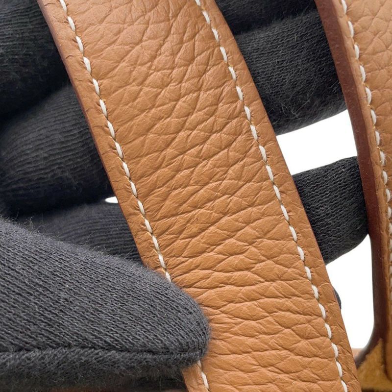 エルメス ハンドバッグ ピコタンロックPM ゴールド/シルバー金具 トリヨンクレマンス W刻印