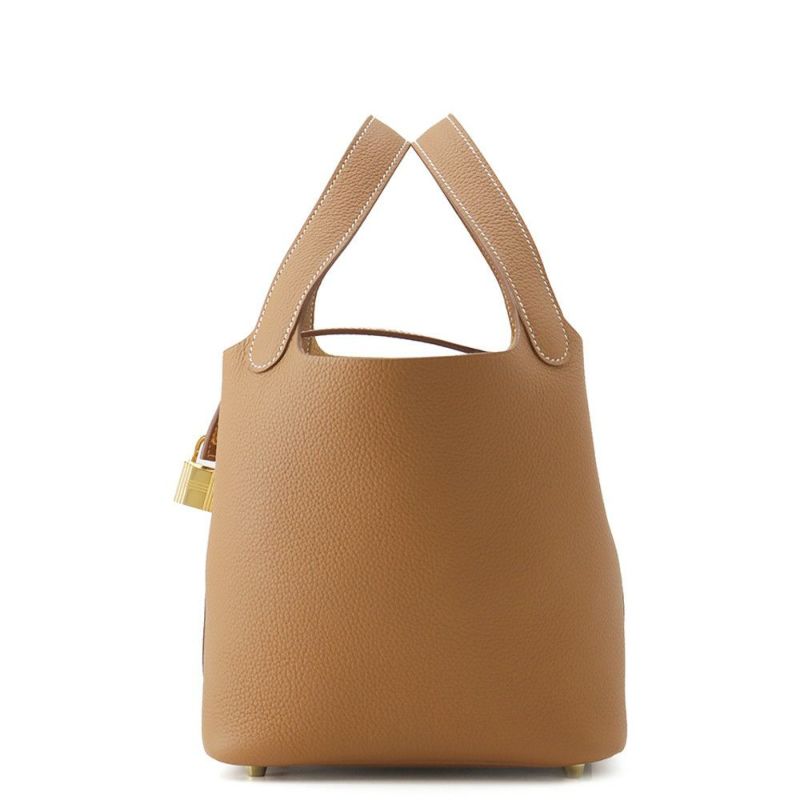 エルメス ハンドバッグ ピコタンロックPM ゴールド/ゴールド金具 トリヨンモーリス B刻印