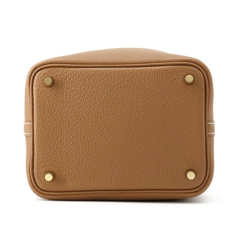 エルメス ハンドバッグ ピコタンロックPM ゴールド/ゴールド金具 トリヨンモーリス B刻印