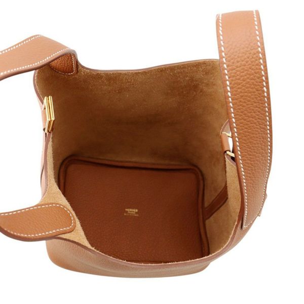 エルメス ハンドバッグ ピコタンロックPM ゴールド/ゴールド金具 トリヨンモーリス B刻印