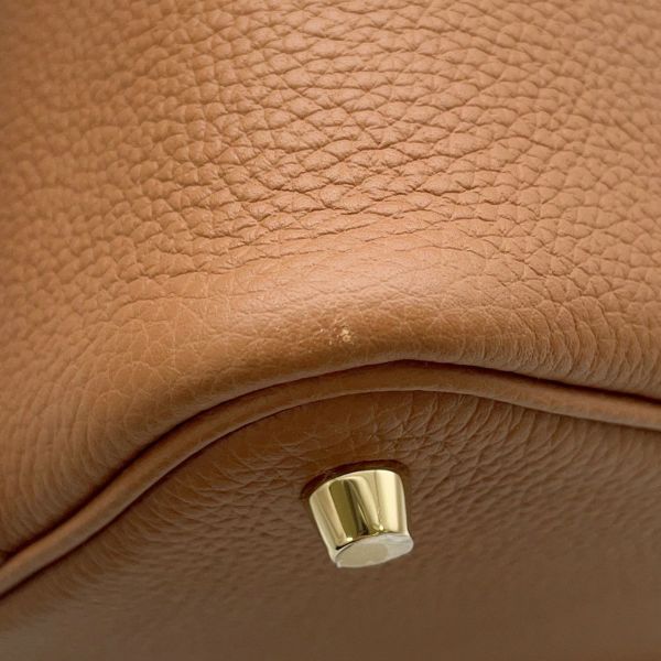 エルメス ハンドバッグ ピコタンロックPM ゴールド/ゴールド金具 トリヨンモーリス B刻印