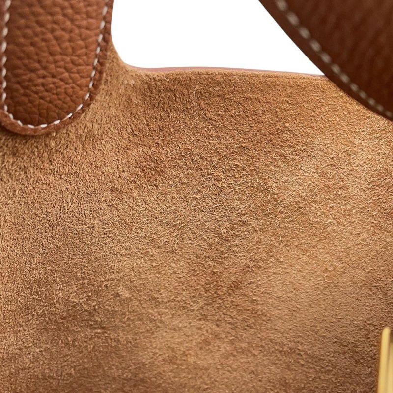 エルメス ハンドバッグ ピコタンロックPM ゴールド/ゴールド金具 トリヨンモーリス B刻印